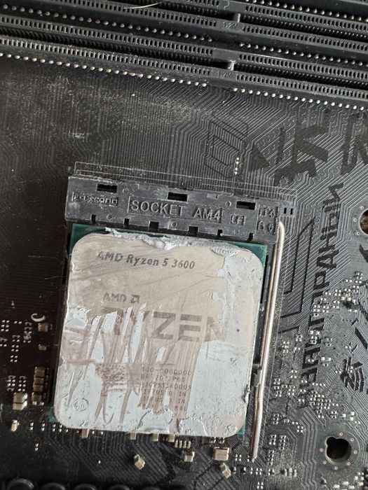 комплект asus rog b450f + ryzen 5 3600