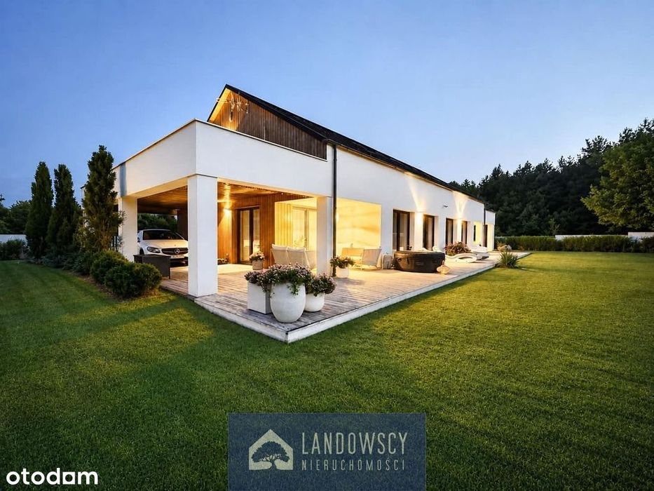 Nowoczesny "Bliźniak" w bliskim kontakcie z naturą