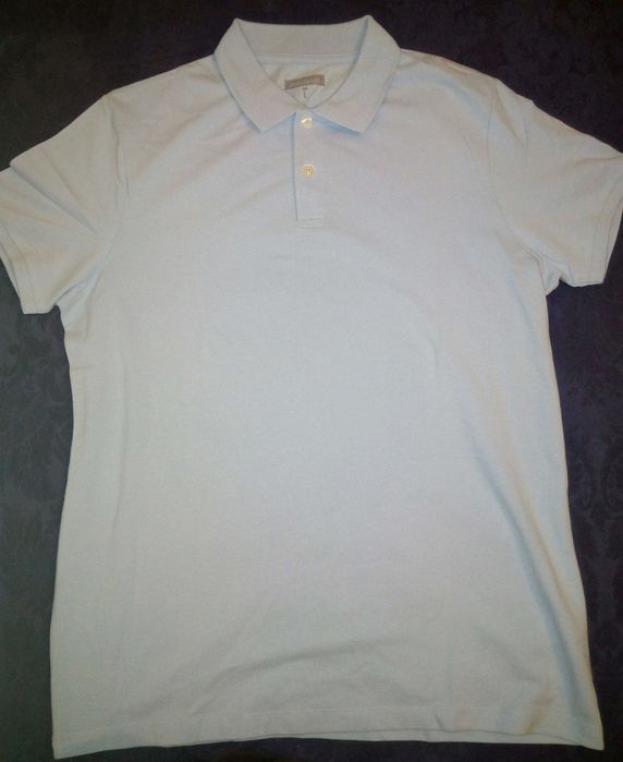 polo azul claro L
