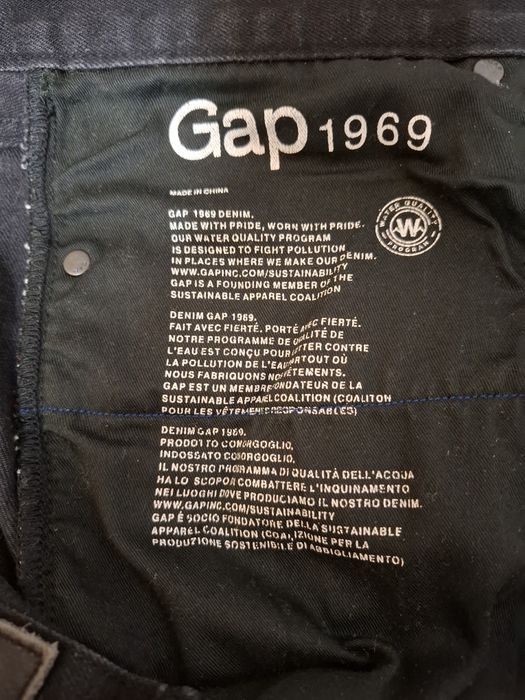 GAP 1969 — Kaihara Selvedge (Чорні джинси)