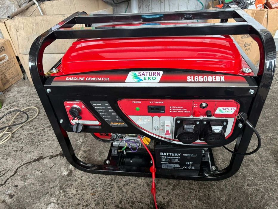 і генератора GASOLINE SL6500EDX з бензинових двигуном