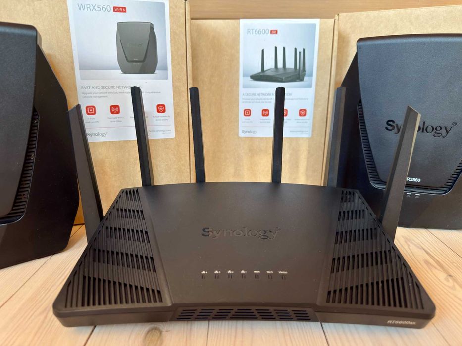Wi-Fi Mesh комплект Synology RT6600ax + 2x WRX560