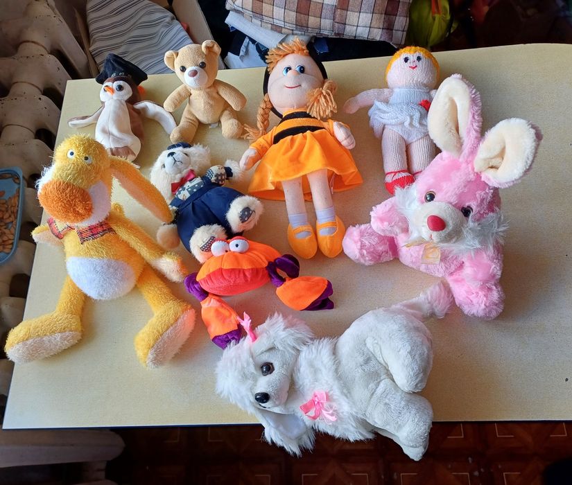 Мягкие игрушки  на руку кукольный  театр