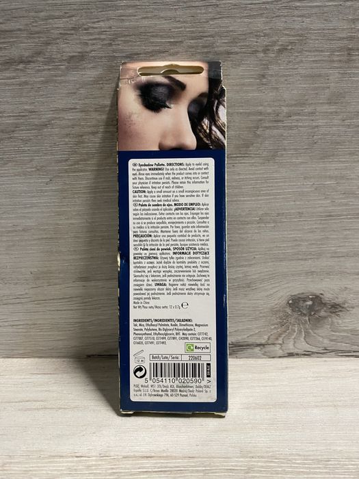 Paletka cieni Smokey eyes
