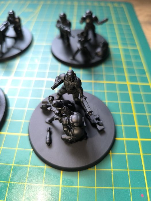 2x heavy weapon team astra militarum wh40k Warhammer imperial  guard HWT