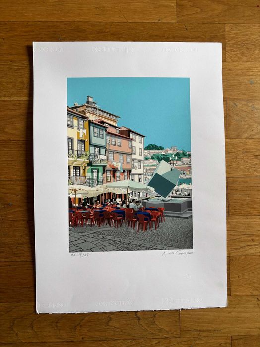 Serigrafia original de Acácio Campos — Série 15/25