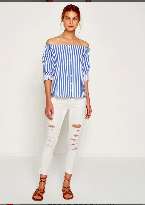 Джинсы рваные женские новые