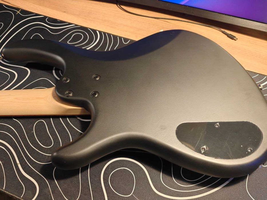 Бас-гітара Cort Action PJ Open Pore Black