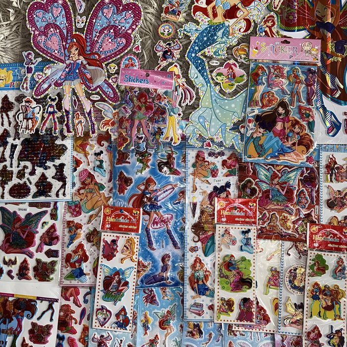 ОНОВЛЕННЯ Наліпки вінкс winx наклейки винкс