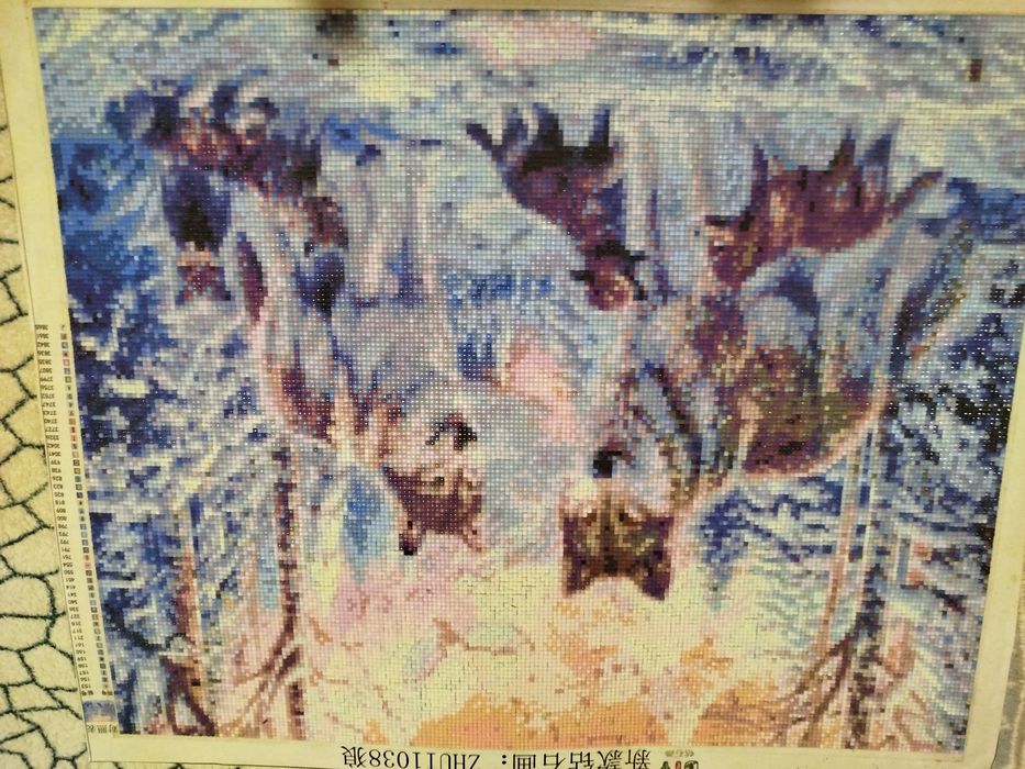 Продам картину ,алмазна викладка,без підрамника