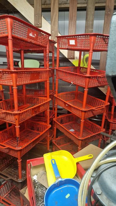 Lote de caixas plásticas