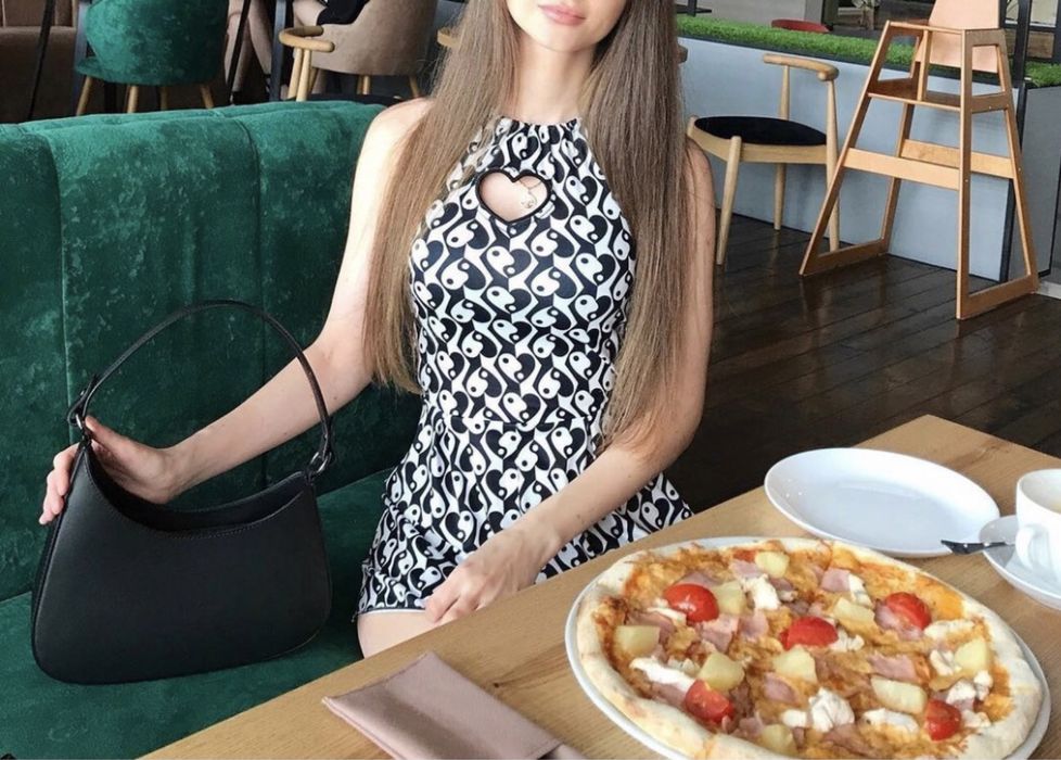 Літній комбінезон з шортами, чорно-білий, інь-ян, трендовий крій