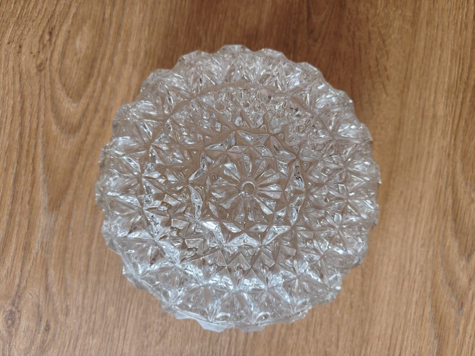 Klosz kryształowy od lampy PRL