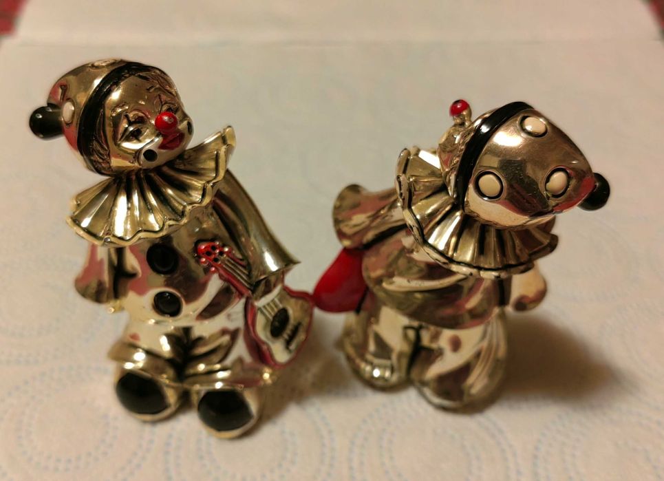 Pulcinella Klaun Srebro