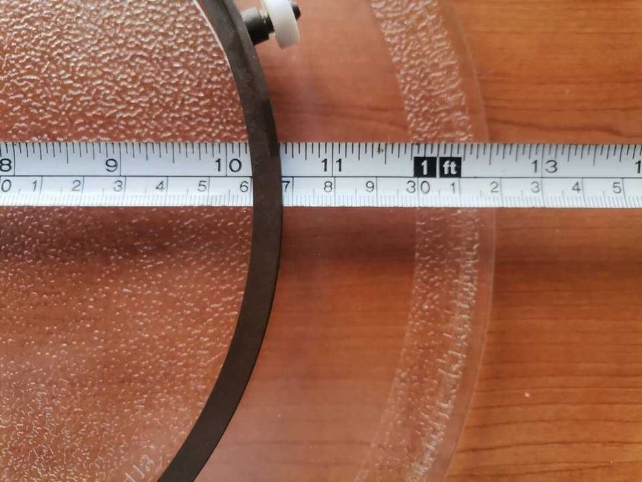 Prato microondas 32 cm e suporte para prato (LG)