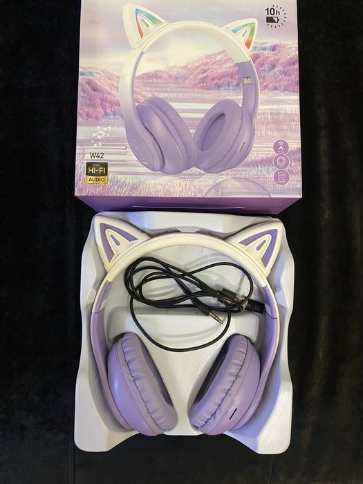 Навушники Hoco W42 Cat ear дитячі