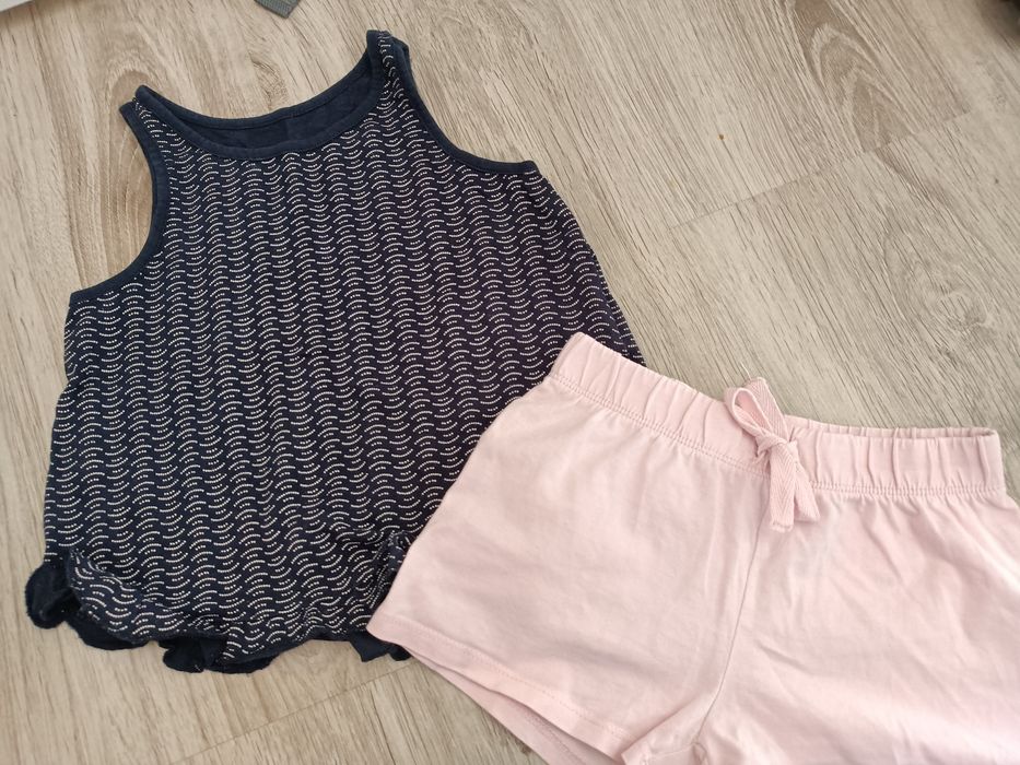 H&M komplet spodenki koszulka r. 104