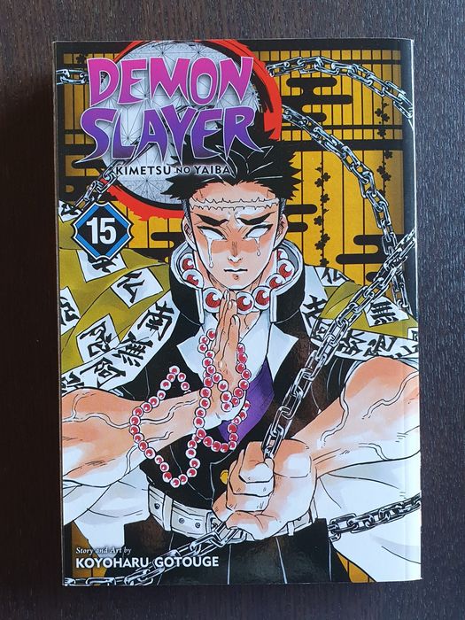 Mangá Demon Slayer Volume 15 em inglês