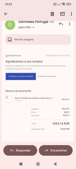 Colchão Viscoelástico Dormideo Luxury