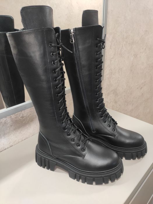 Берцы женские высокие, демисезонные и зимние