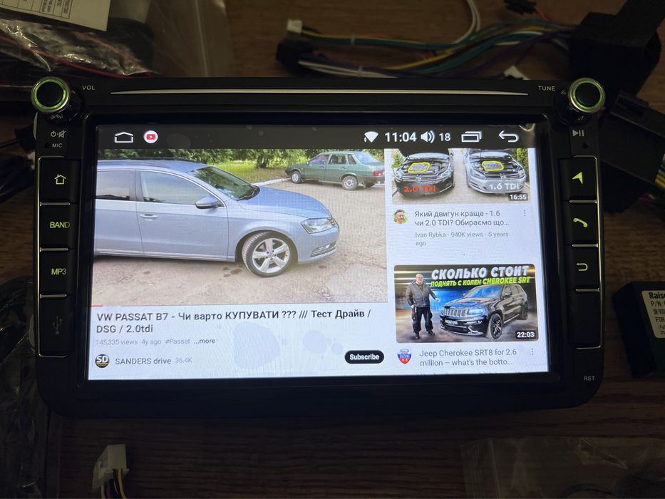 Магнітола Android Carplay Gps vag volkswagen passat nms golf skoda