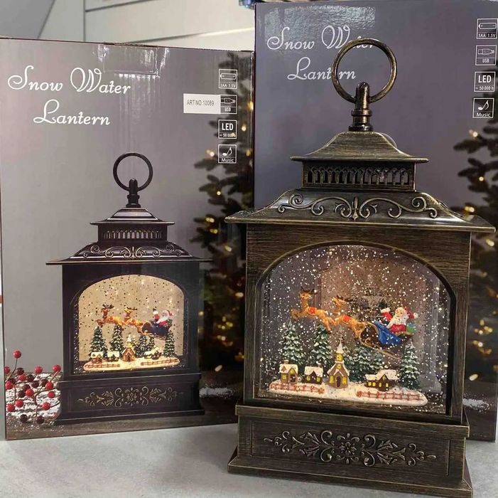 Детский Новогодний Винтажный ночник XMAS WDL-24007A 25.3см
