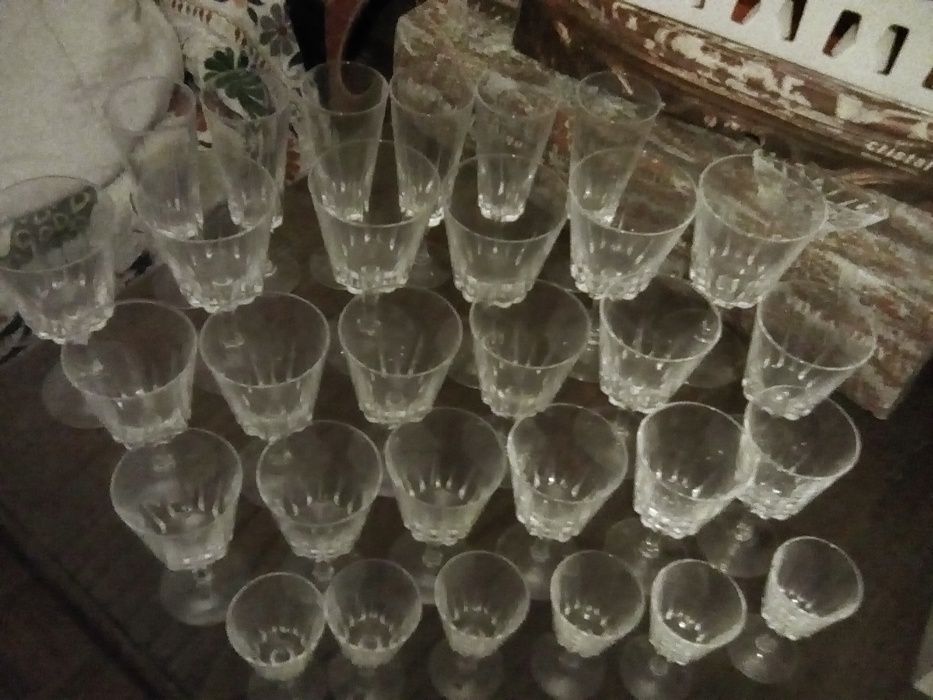 Conjunto copos Versailles em Cristal d'Arques