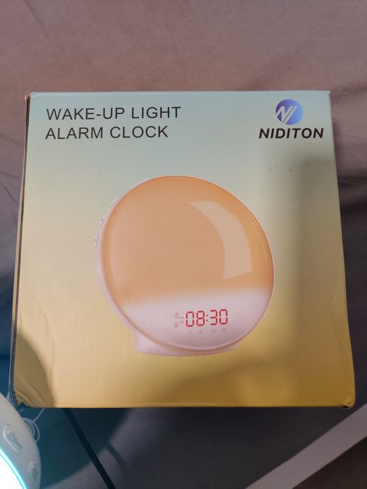 Relógio despertador candeeiro novo