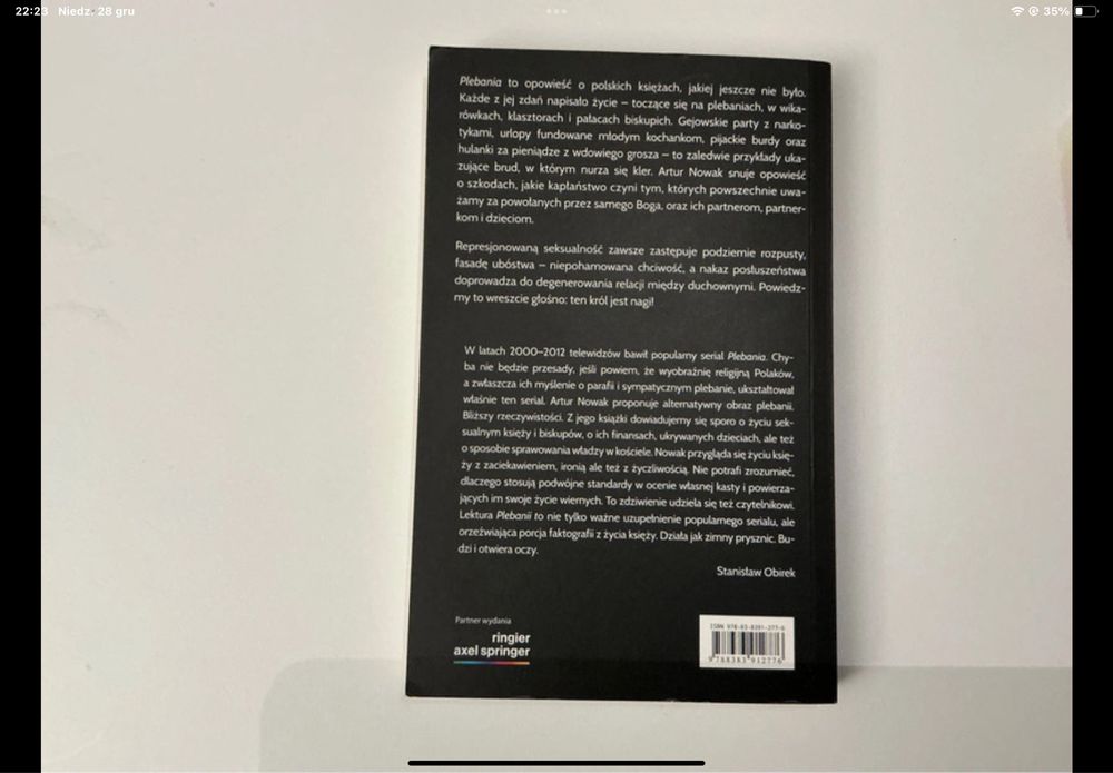 Plebania – Artur Nowak | reportaż | bardzo dobry stan