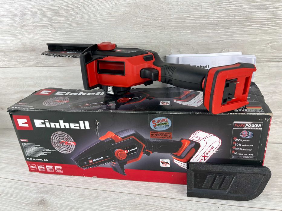 Акумуляторна ланцюгова мініпила Einhell GE-PS 18/15 Li BL-Solo