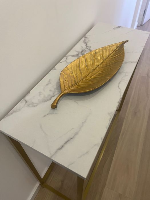 Consola efeito mármore