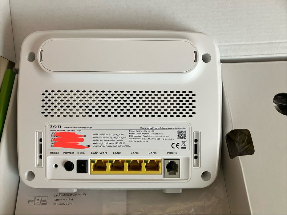 Продам ZYXEL 4g LTE 3316-M604