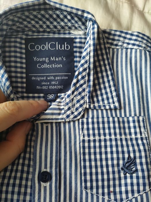 Elegancka koszula chłopięca 98