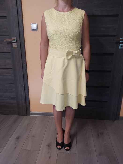 Sukienka zolta 38/40