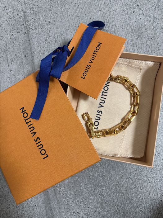 Браслет LV масивний золотий