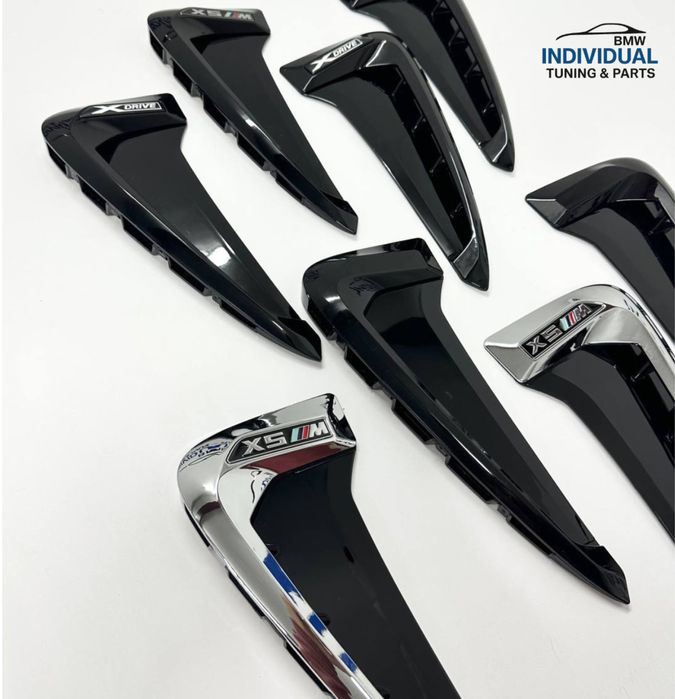 Жабры BMW X5 F15 X5M F85 вставки в крылья жабра накладки на крила f15