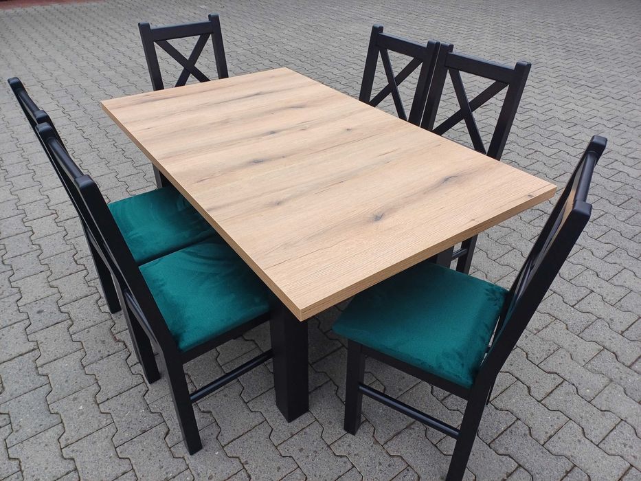 Komplet stol 6 krzesel krzesla tanio solidnie do baru restauracji nowe
