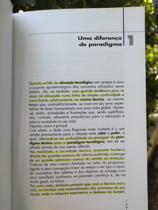 A construção do projecto de escola (Adalberto Dias de Carvalho)