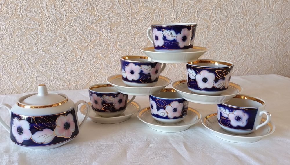 Чайний сервіз городницький фарфоровий завод
