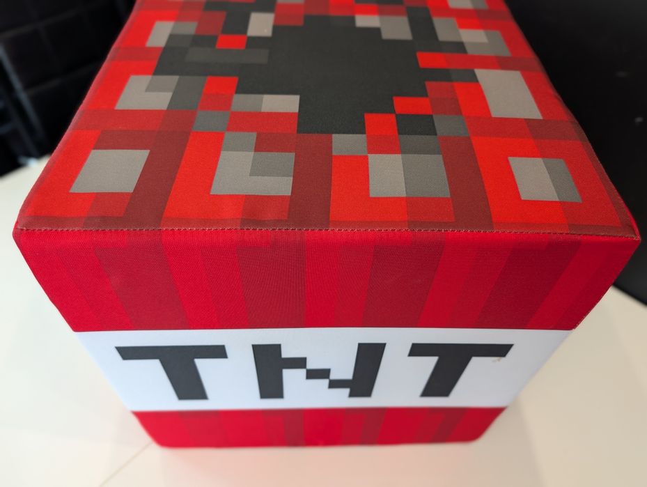 Pufa Minecraft TNT 40x40 cm siedzisko