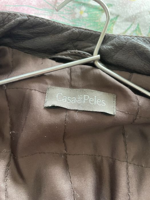 Casaco pele castanho Casa das Peles