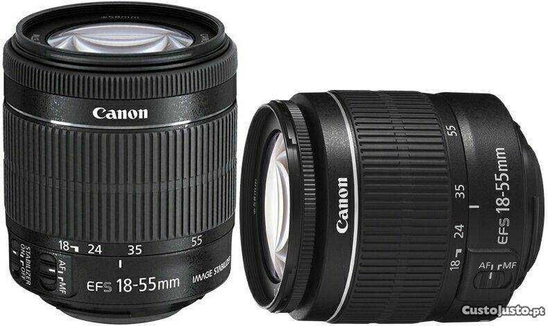 Objetiva Canon 18-55 mm 1:3-5.6 IS II c/estabilizador