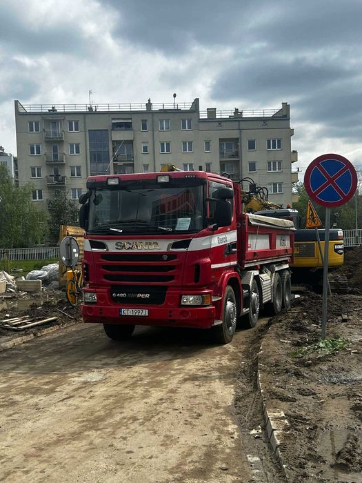 Usługi Koparką i koparko-Ładowarką, Transport Wywrotką, Prace Ziemne