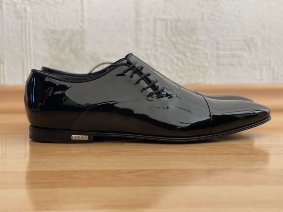 Мужские лаковые туфли Gucci (оригинал)