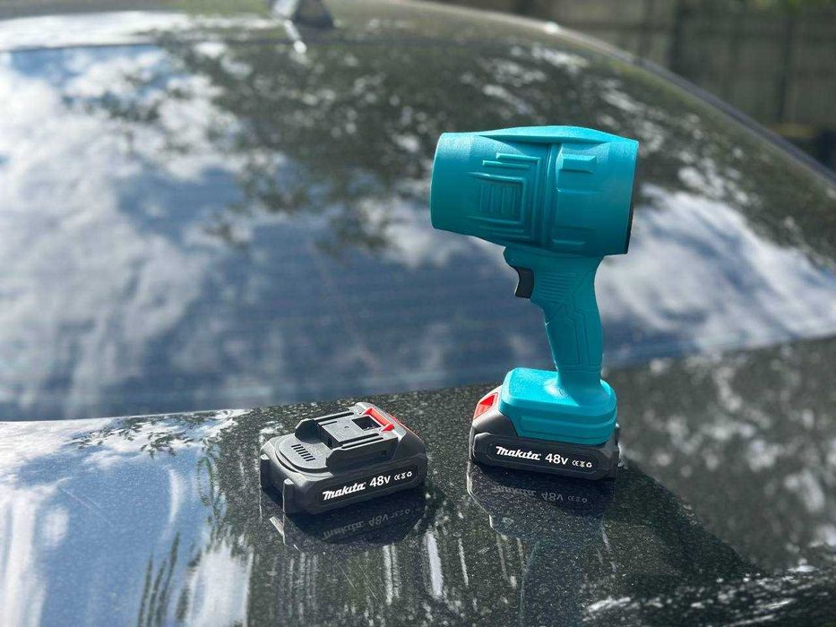 Турбовентилятор акумуляторний для обдува скла. Воздуходувка Турбофен