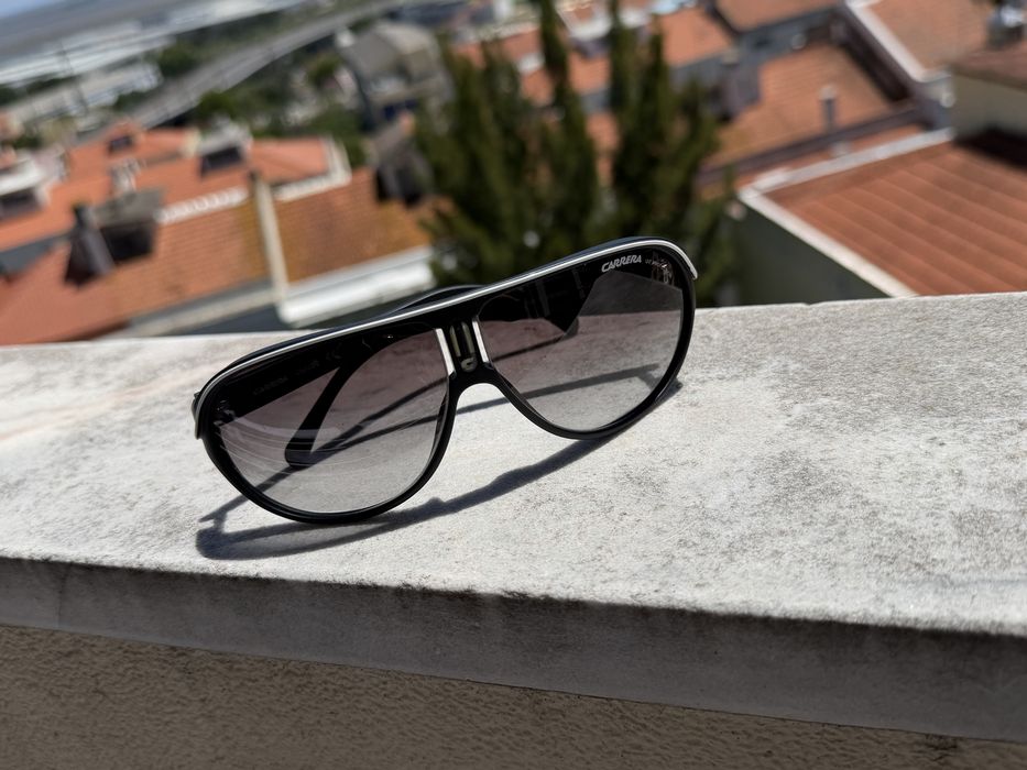 Óculos de Sol Carrera Originais – Estilo Aviador – Como Novos