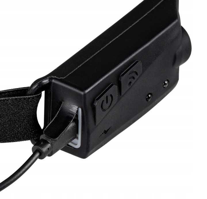 LATARKA CZOŁÓWKA akumulatorowa pasek LED wodoodporna IPX na głowę