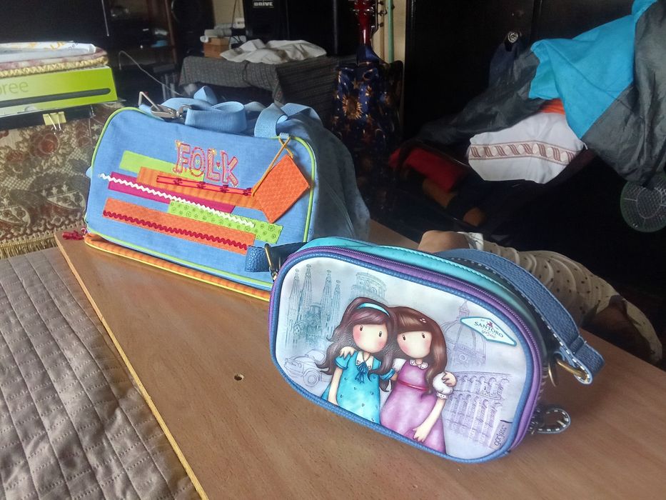 Saco e malinha para menina