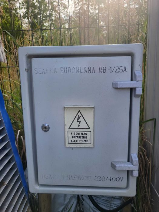 Rozdzielnia elektryczna budowlana erbetka