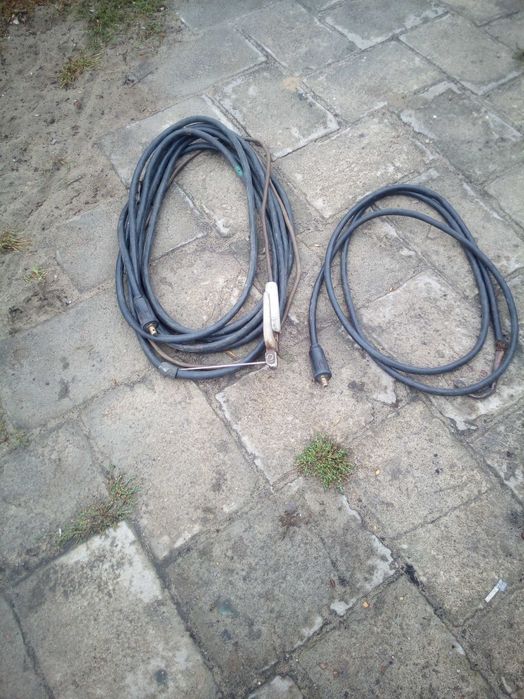 Kable spawalnicze z rączką i końcówkami